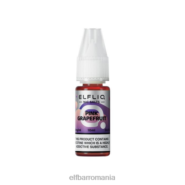 elfbar elfliq grepfrut roz nic săruri - 10ml-10 mg/ml original DF24S202