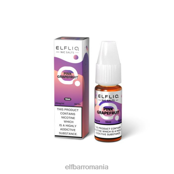 elfbar elfliq grepfrut roz nic săruri - 10ml-20 mg/ml original DF24S203