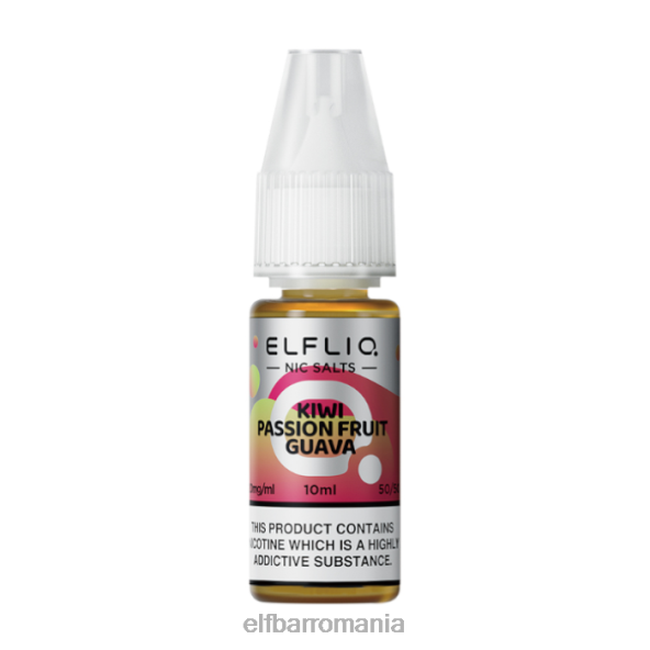 elfbar elfliq kiwi fructul pasiunii guava nic saruri - 10ml-10 mg/ml original DF24S209