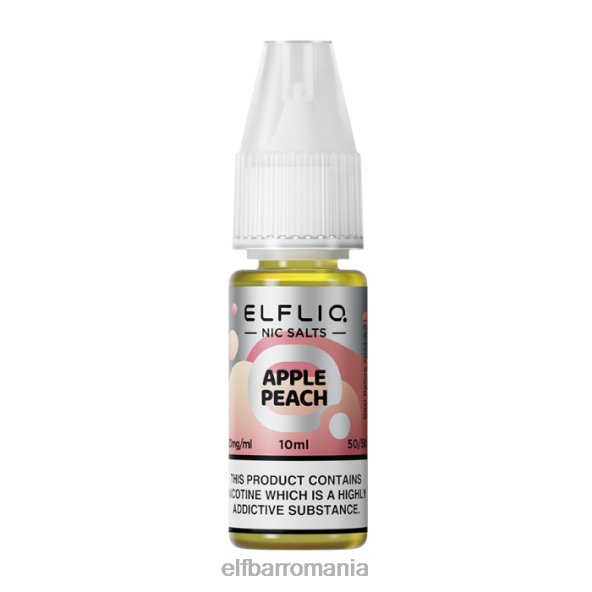 elfbar elfliq mere piersici nic saruri - 10ml-10 mg/ml original DF24S219