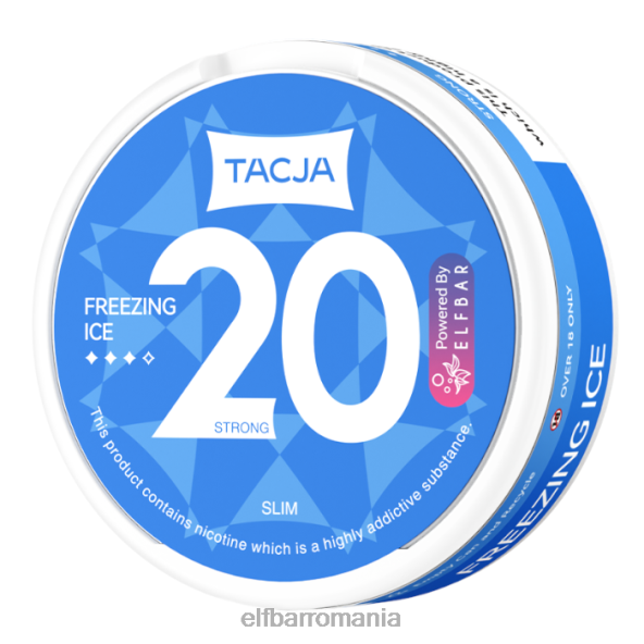 elfbar tacja pungă cu nicotină - gheață înghețată - 1 buc.-12 mg/g original DF24S228