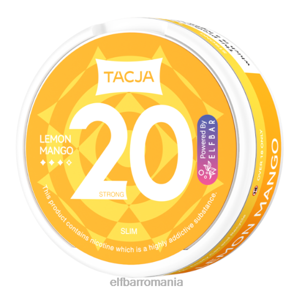 elfbar tacja pungă cu nicotină - lămâie mango - 1buc-20mg/g original DF24S224