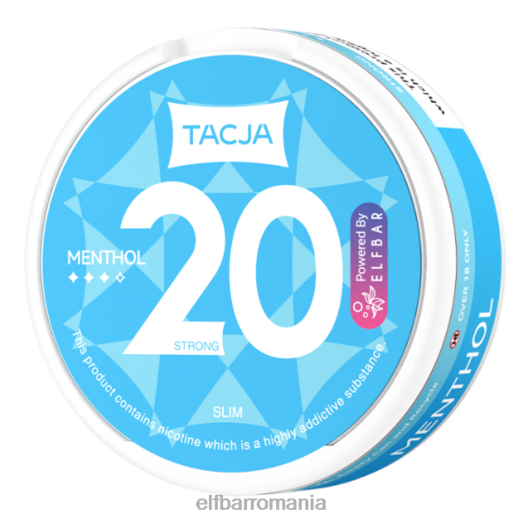 elfbar tacja pungă cu nicotină - mentol - 1buc-18mg/g original DF24S222