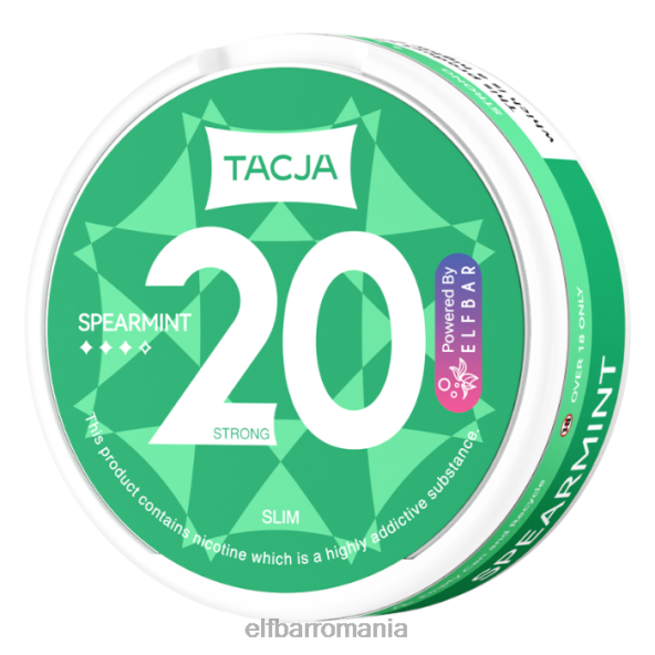 pungă cu nicotină elfbar tacja - mentă - 1buc-20mg/g original DF24S227