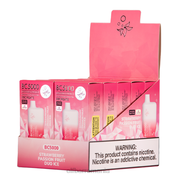 ELFBAR capsuni fructul pasiunii duo ice bc5000 consumator - 50mg - single DFB3428