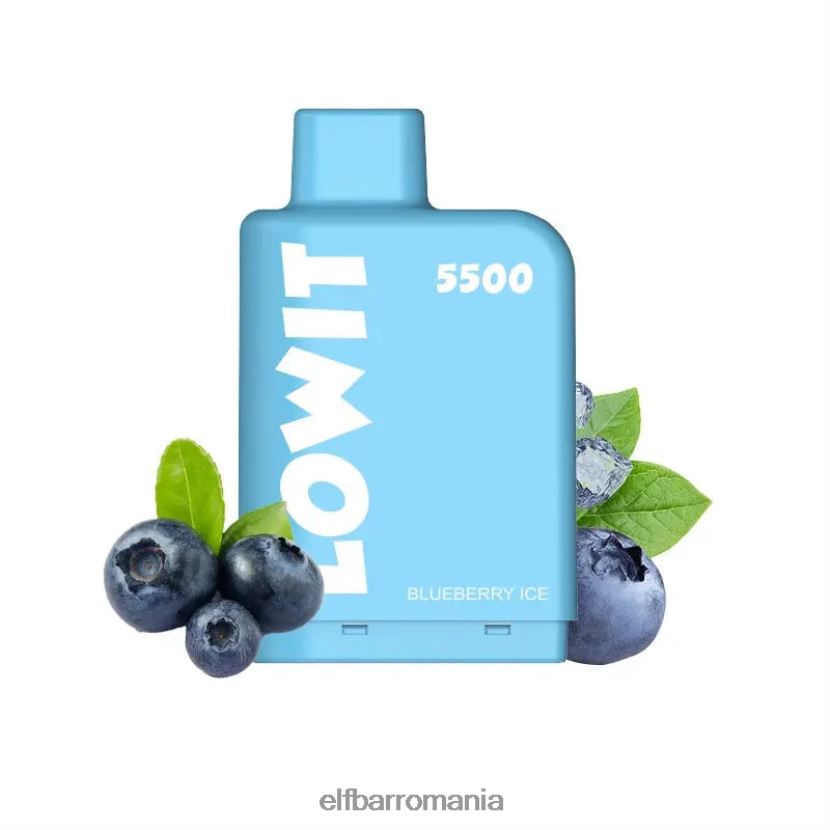 ELFBAR pod preumplut lowit 5500 pufuri 2%nic gheață de afine R06FNN138