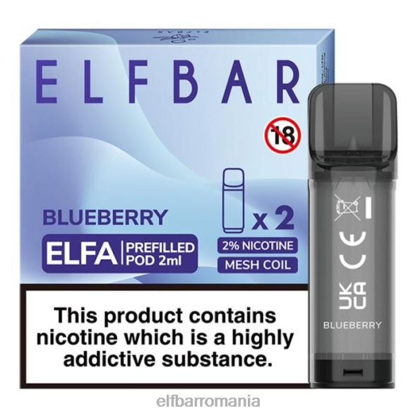 elfbar elfa pastă preumplută - 2ml - 20mg (pachet de 2) bomboane de cireșe DF24S131