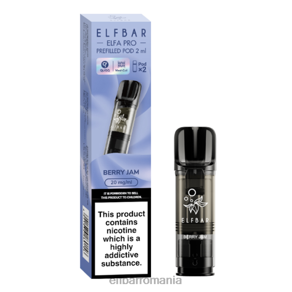 elfbar elfa pro păstăi preumplute - 20 mg - 2 buc zăpadă de afine DF24S98