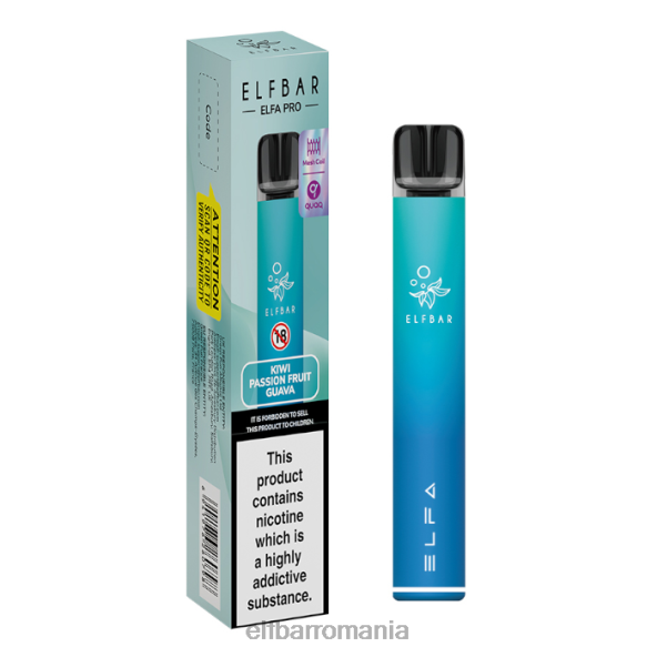 elfbar elfa pro pod kit - reîncărcabil albastru aurora + păstăi umplute cu fructul pasiunii kiwi DF24S66