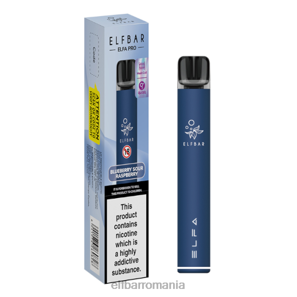 elfbar elfa pro pod kit - reîncărcabil păstaie preumplută bleumarin + afine DF24S69