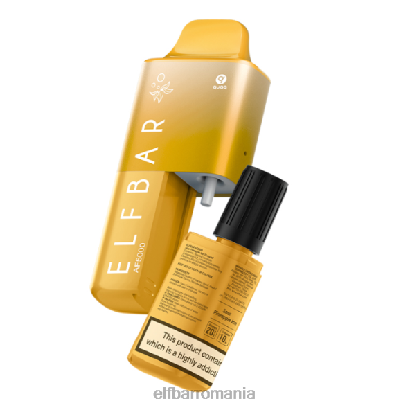 kit elfbar af5000 preumplut - 20mg gheață de ananas acru DF24S64