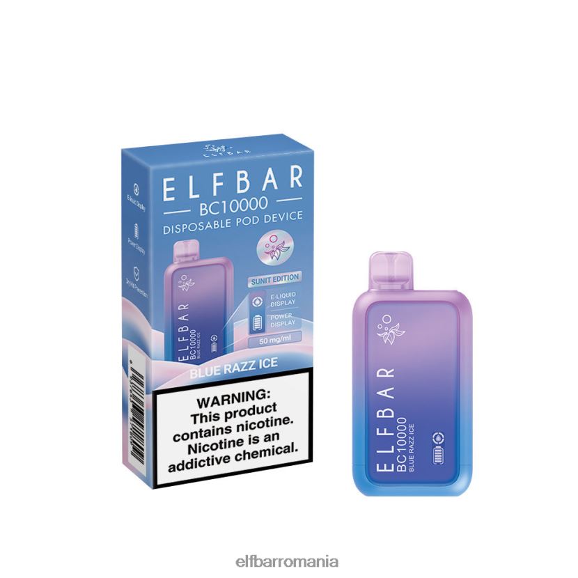 ELFBAR cea mai bună aromă vape de unică folosință bc10000 top vânzare gheață albastră R06FNN10