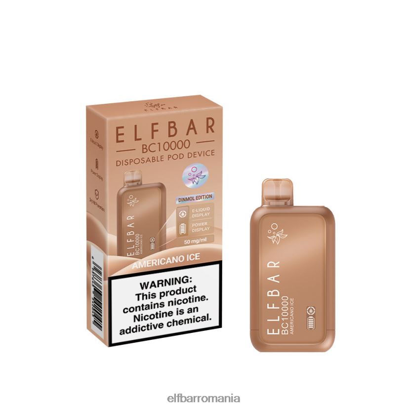 ELFBAR cea mai bună aromă vape de unică folosință seria bc10000 de gheață gheață albastră R06FNN1