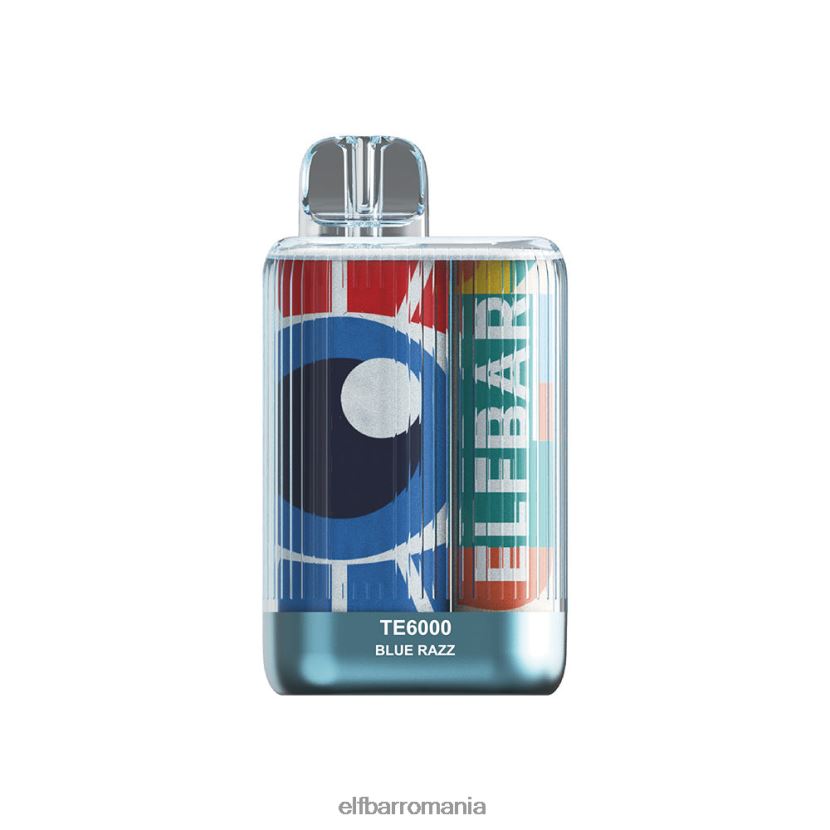 ELFBAR cea mai bună aromă vape de unică folosință te6000 blue razz ice gheață albastră R06FNN24