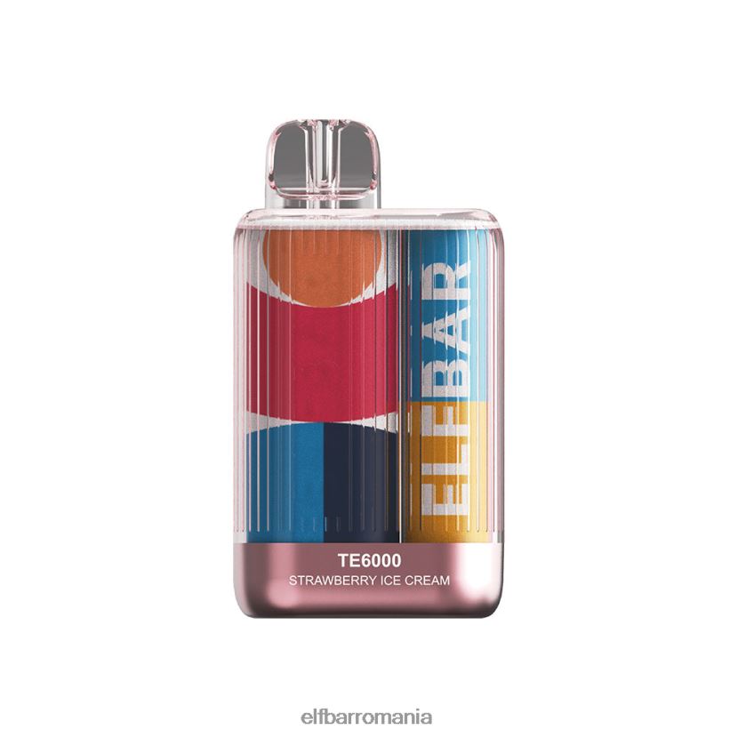 ELFBAR combo de căpșuni vape te6000 de unică folosință banană căpșuni R06FNN94