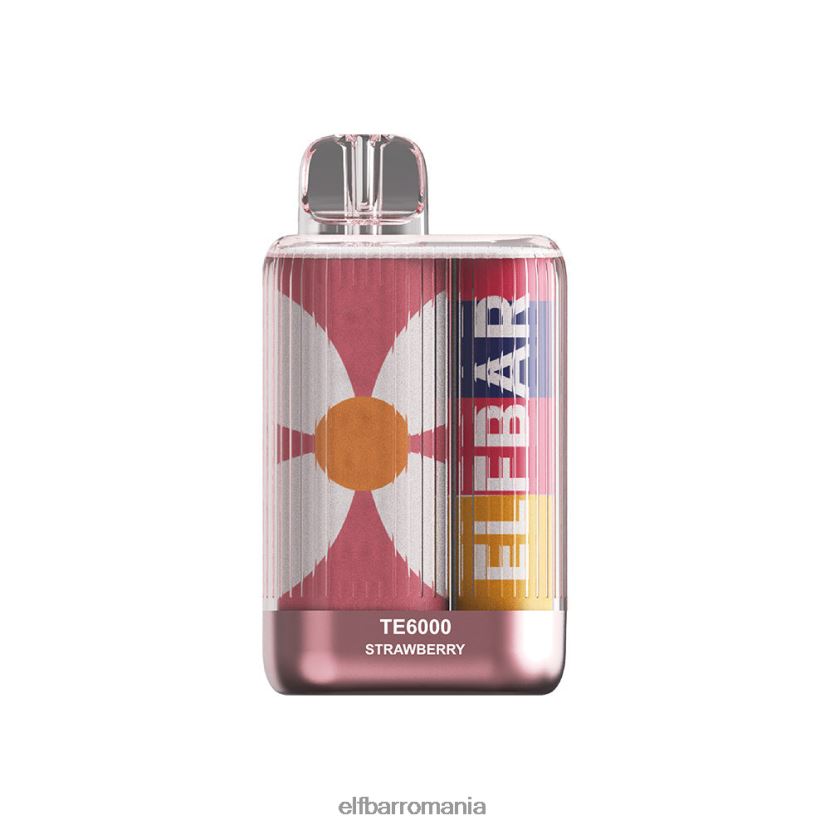 ELFBAR combo de căpșuni vape te6000 de unică folosință banană căpșuni R06FNN94