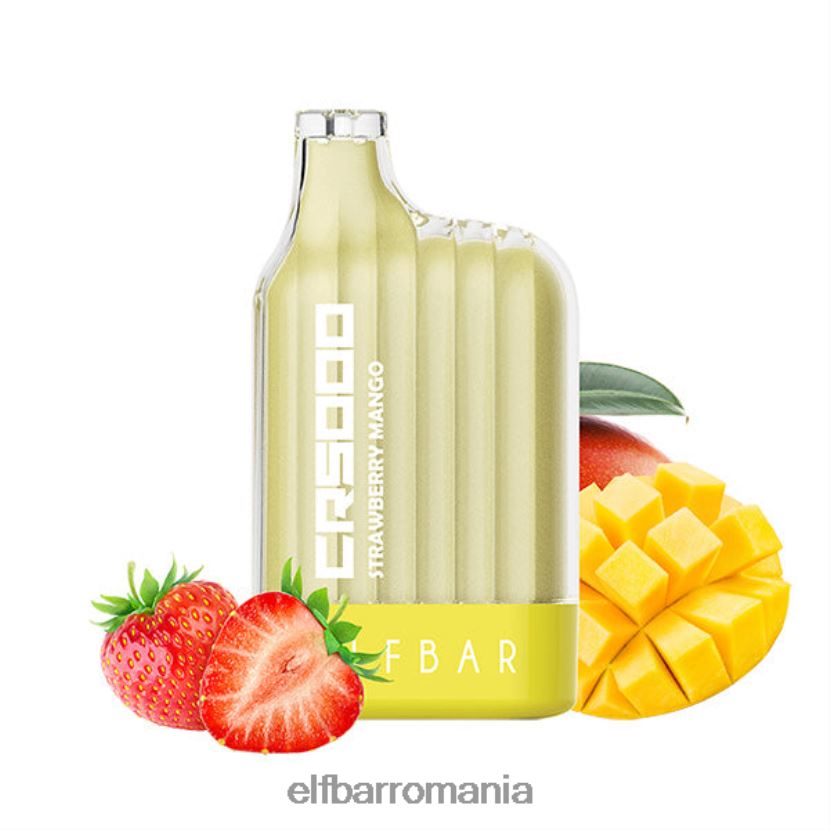 ELFBAR cr5000 vape de unică folosință 5000 pufuri gheata de mango R06FNN30