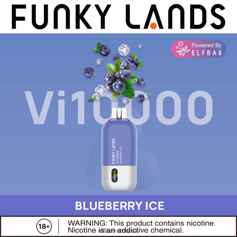 ELFBAR funky lands vape de unică folosință vi10000 puf amestec de fructe de pădure R06FNN159