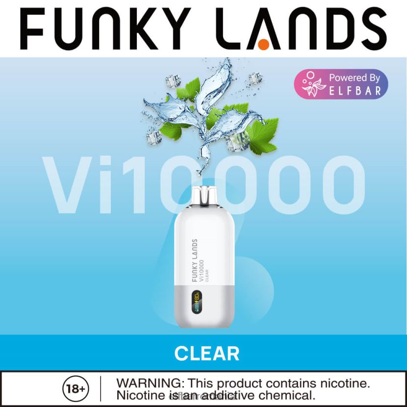 ELFBAR funky lands vape de unică folosință vi10000 puf lamaie limeta R06FNN164