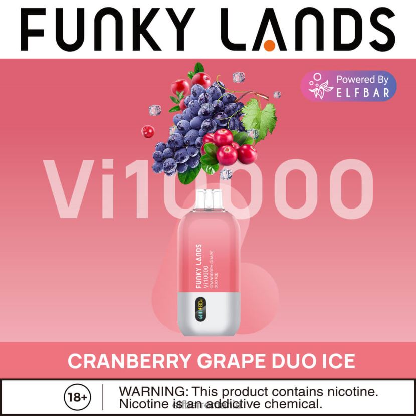 ELFBAR funky lands vape de unică folosință vi10000 puf lamaie limeta R06FNN164