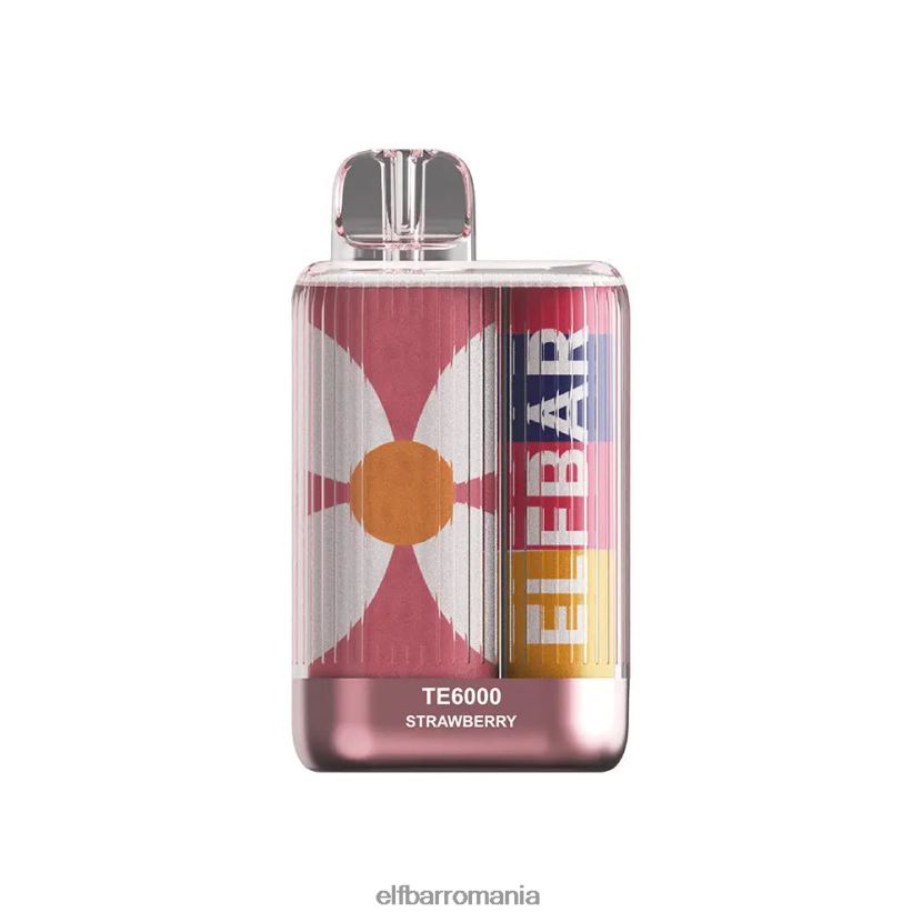 ELFBAR vape te6000 de unică folosință înghețată de căpșuni R06FNN80