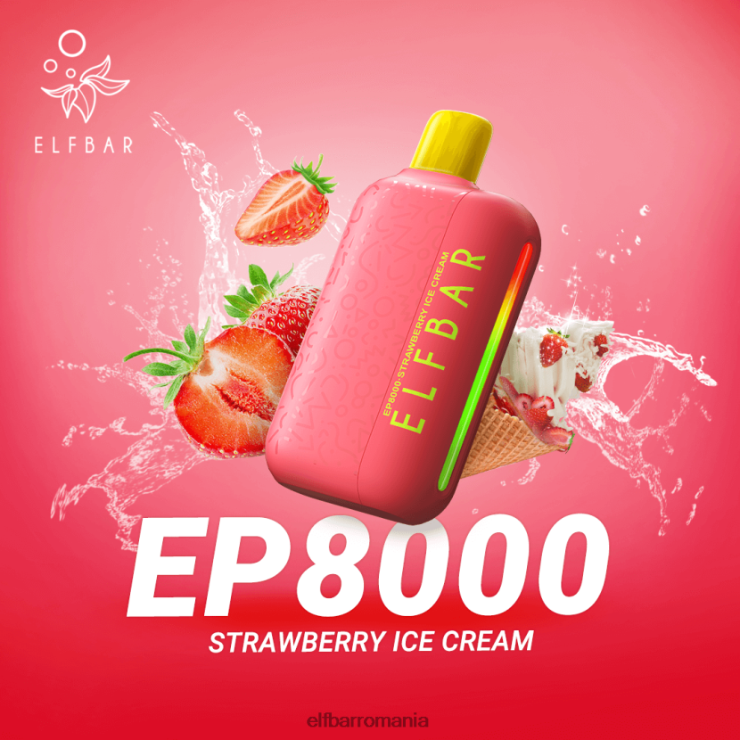 ELFBAR vaporizator de unică folosință noi ep8000 puf struguri albi R06FNN73