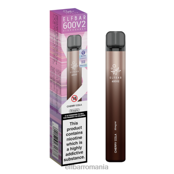 elfbar 600v2 vape de unică folosință - 20mg cola cu cireșe DF24S8