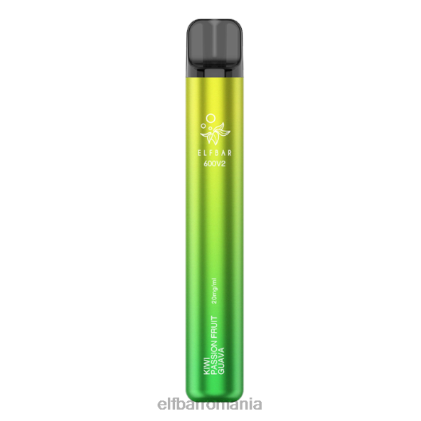 elfbar 600v2 vape de unică folosință - 20mg kiwi guava fructul pasiunii DF24S12